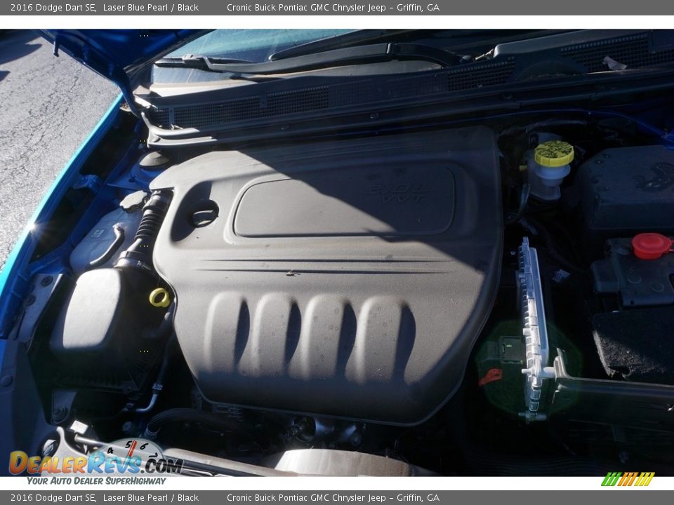 2016 Dodge Dart SE Laser Blue Pearl / Black Photo #12