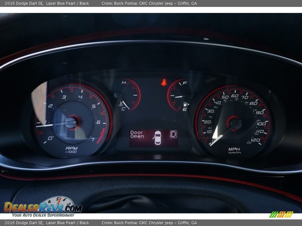 2016 Dodge Dart SE Laser Blue Pearl / Black Photo #13