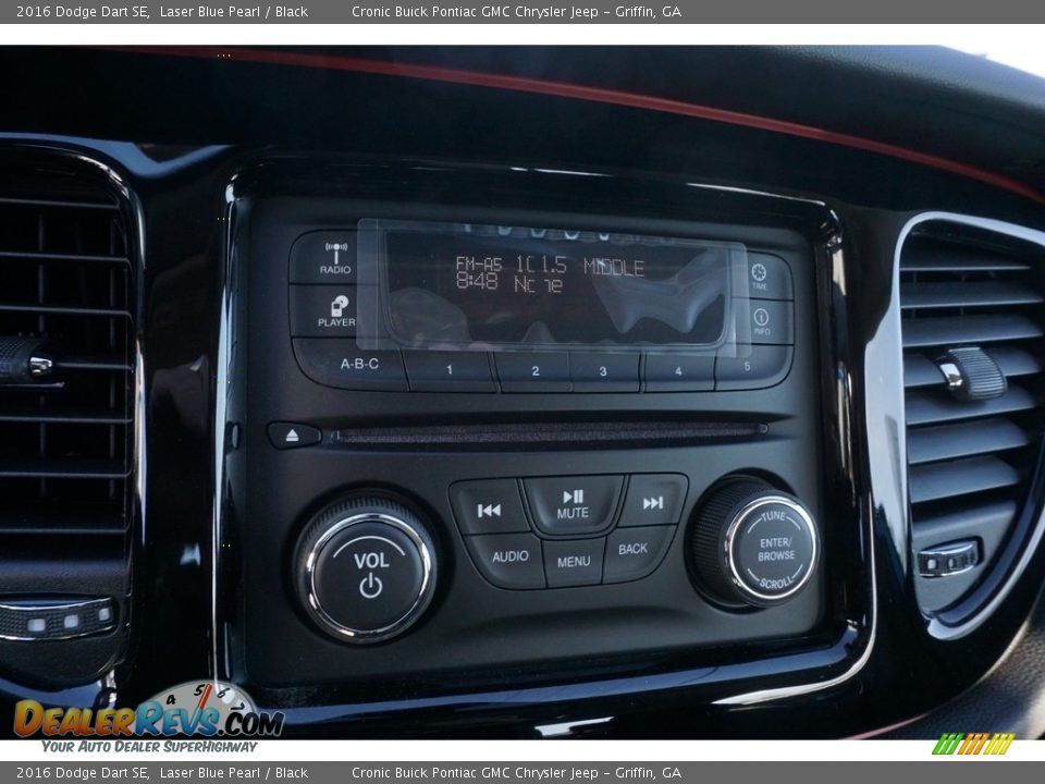 2016 Dodge Dart SE Laser Blue Pearl / Black Photo #14