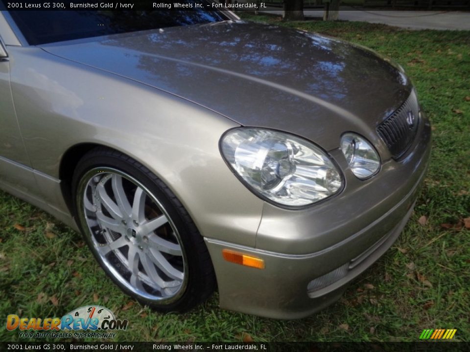 2001 Lexus GS 300 Burnished Gold / Ivory Photo #25