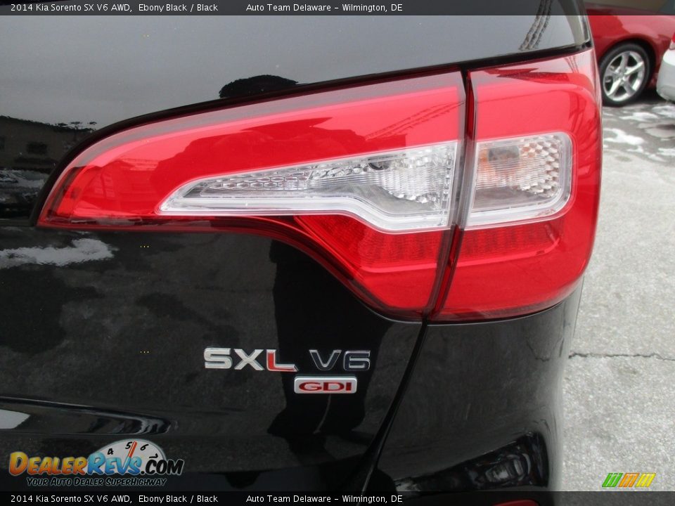 2014 Kia Sorento SX V6 AWD Ebony Black / Black Photo #35