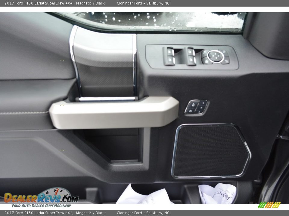 2017 Ford F150 Lariat SuperCrew 4X4 Magnetic / Black Photo #7
