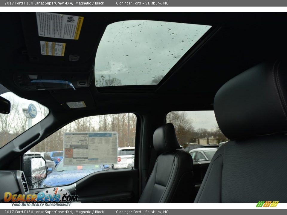 2017 Ford F150 Lariat SuperCrew 4X4 Magnetic / Black Photo #9
