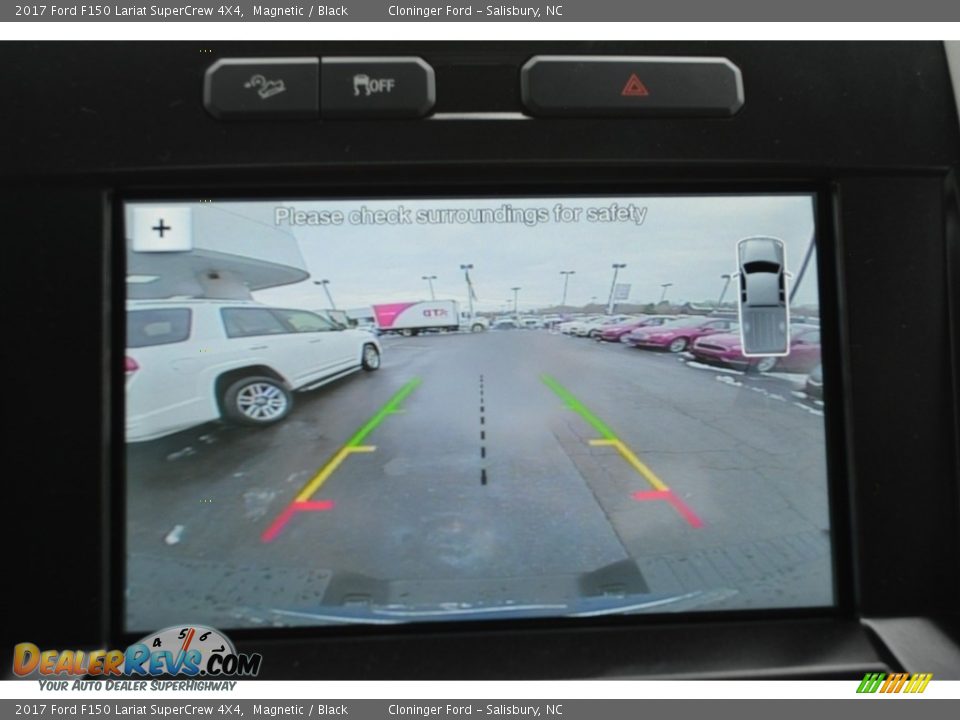 2017 Ford F150 Lariat SuperCrew 4X4 Magnetic / Black Photo #16