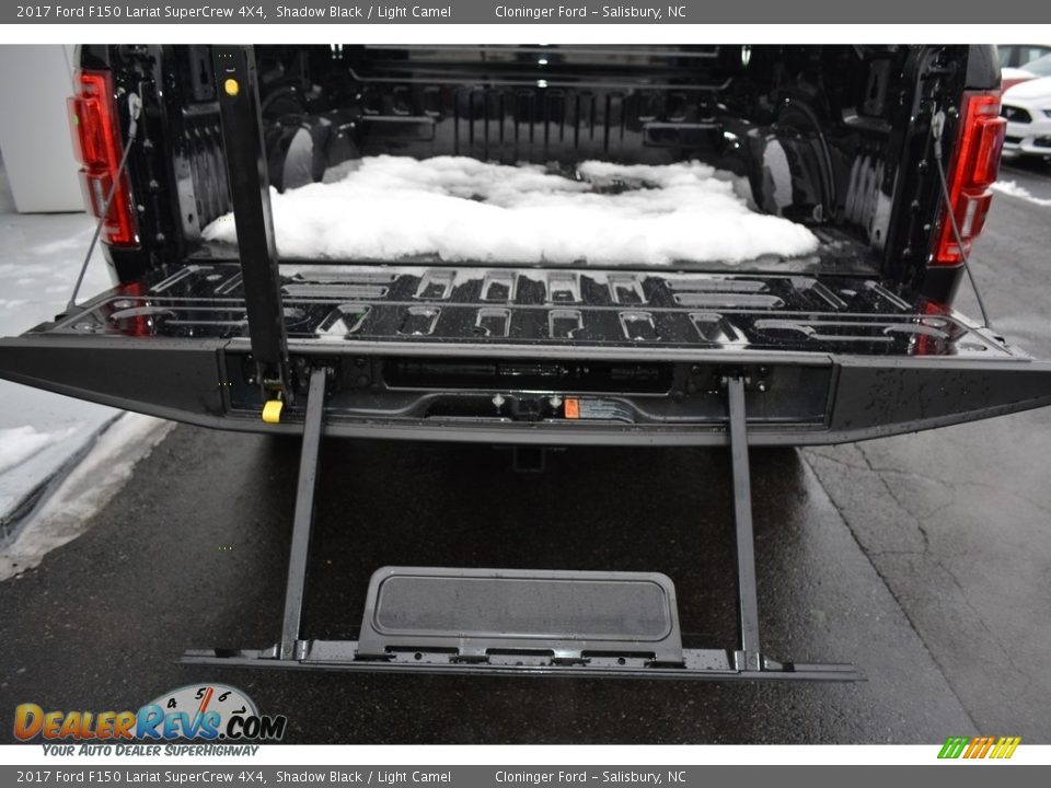 2017 Ford F150 Lariat SuperCrew 4X4 Shadow Black / Light Camel Photo #6