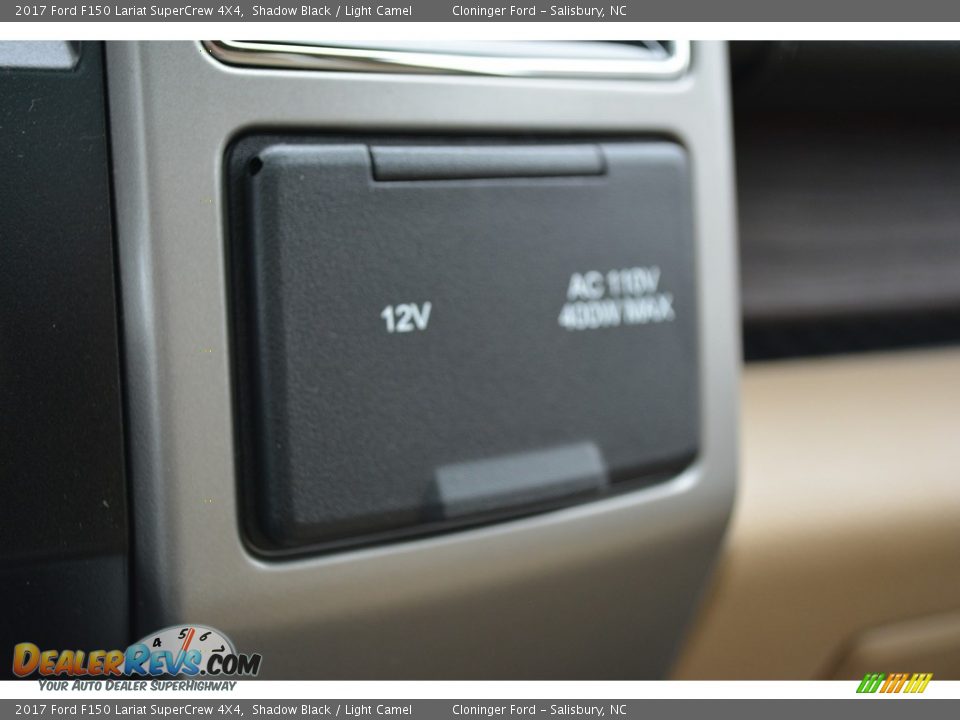 2017 Ford F150 Lariat SuperCrew 4X4 Shadow Black / Light Camel Photo #22