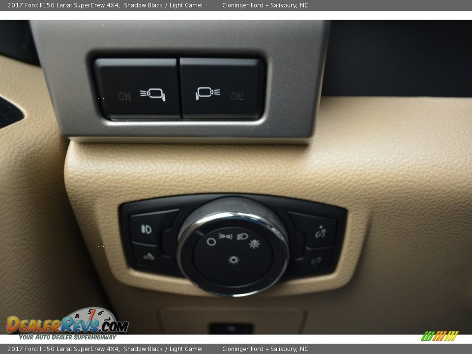 2017 Ford F150 Lariat SuperCrew 4X4 Shadow Black / Light Camel Photo #26