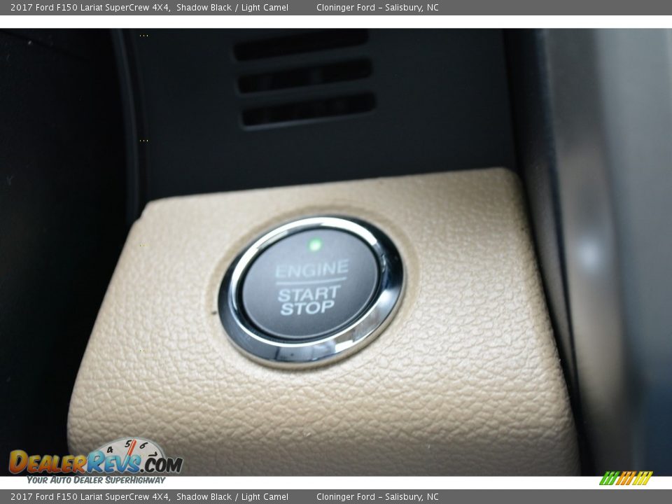 2017 Ford F150 Lariat SuperCrew 4X4 Shadow Black / Light Camel Photo #27