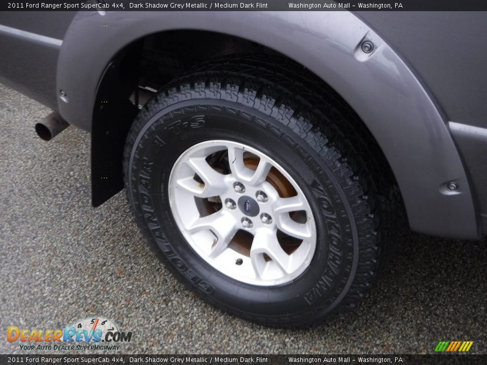 2011 Ford Ranger Sport SuperCab 4x4 Dark Shadow Grey Metallic / Medium Dark Flint Photo #3
