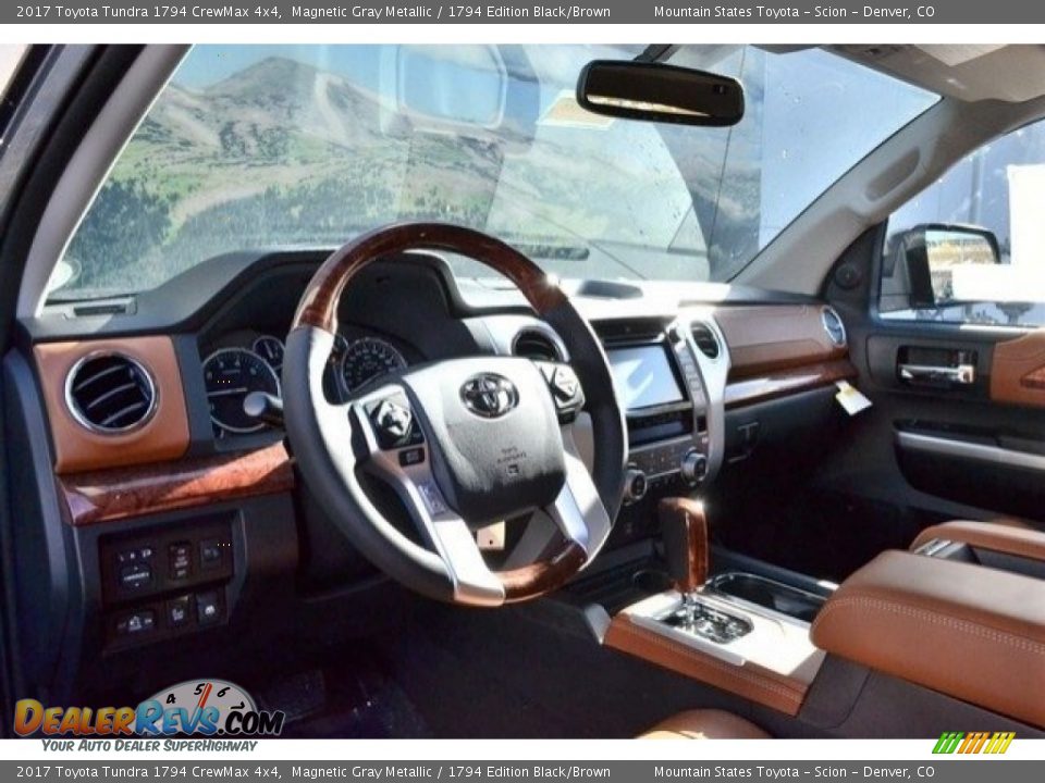 2017 Toyota Tundra 1794 CrewMax 4x4 Magnetic Gray Metallic / 1794 Edition Black/Brown Photo #5