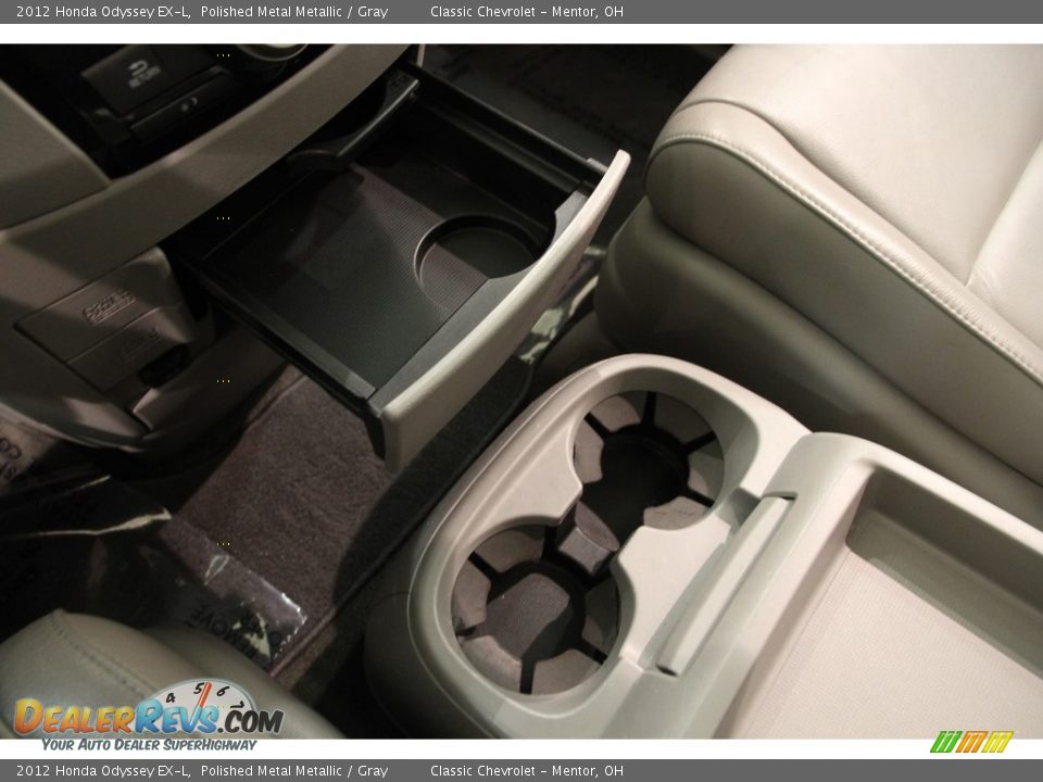 2012 Honda Odyssey EX-L Polished Metal Metallic / Gray Photo #14