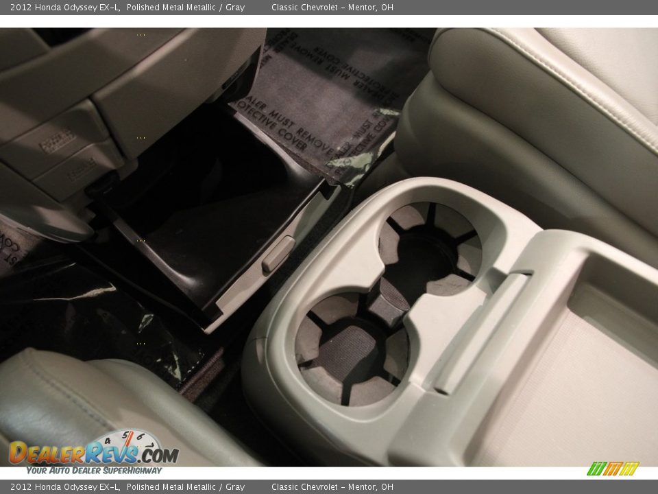 2012 Honda Odyssey EX-L Polished Metal Metallic / Gray Photo #15