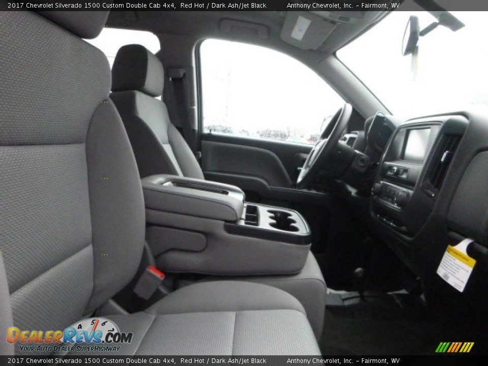2017 Chevrolet Silverado 1500 Custom Double Cab 4x4 Red Hot / Dark Ash/Jet Black Photo #9