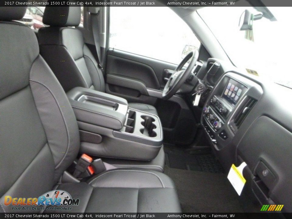 2017 Chevrolet Silverado 1500 LT Crew Cab 4x4 Iridescent Pearl Tricoat / Jet Black Photo #3