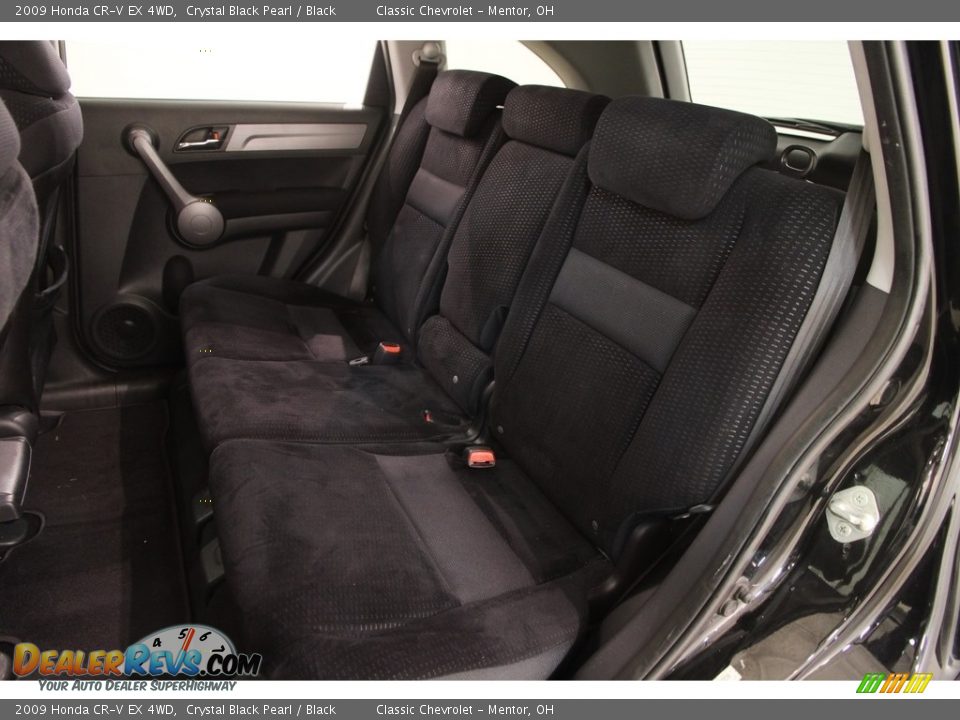 2009 Honda CR-V EX 4WD Crystal Black Pearl / Black Photo #12