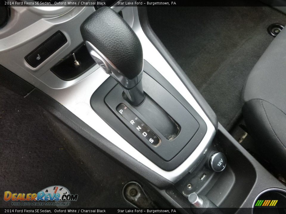 2014 Ford Fiesta SE Sedan Oxford White / Charcoal Black Photo #16