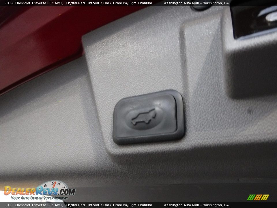 2014 Chevrolet Traverse LTZ AWD Crystal Red Tintcoat / Dark Titanium/Light Titanium Photo #27