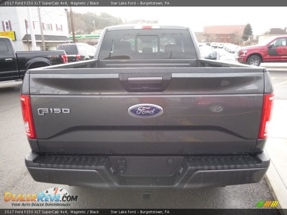 2017 Ford F150 XLT SuperCab 4x4 Magnetic / Black Photo #6