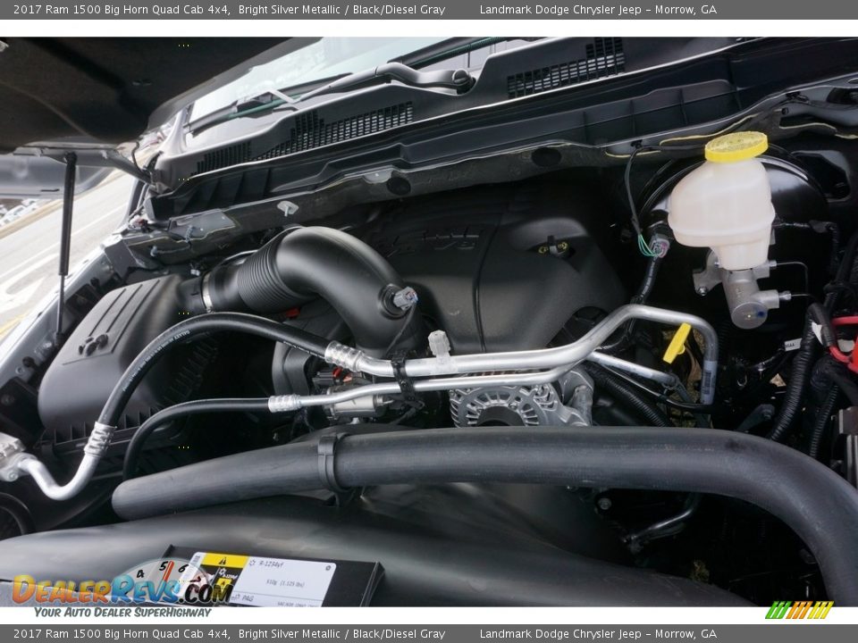 2017 Ram 1500 Big Horn Quad Cab 4x4 5.7 Liter OHV HEMI 16-Valve VVT MDS V8 Engine Photo #9