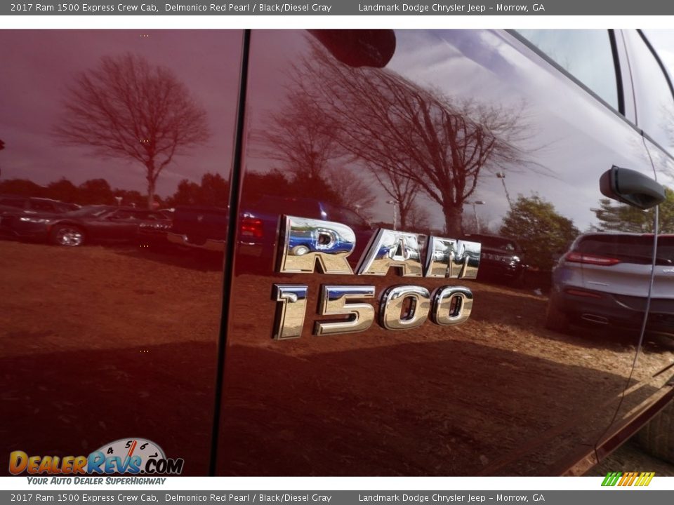 2017 Ram 1500 Express Crew Cab Delmonico Red Pearl / Black/Diesel Gray Photo #6