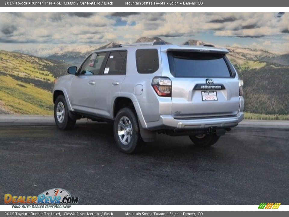2016 Toyota 4Runner Trail 4x4 Classic Silver Metallic / Black Photo #3
