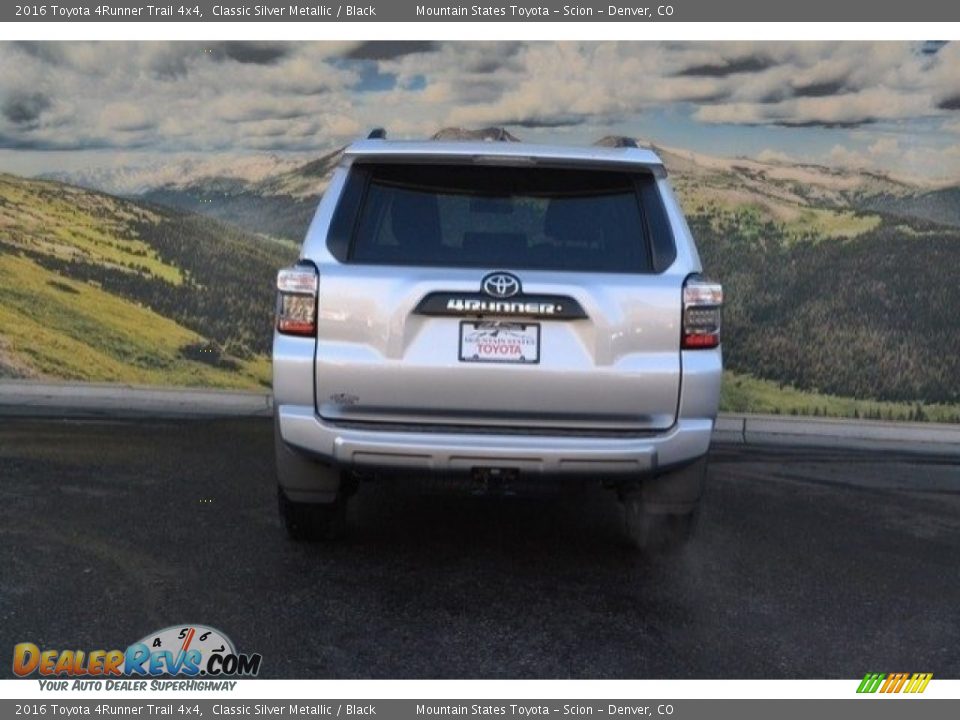 2016 Toyota 4Runner Trail 4x4 Classic Silver Metallic / Black Photo #4