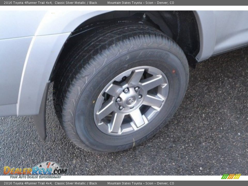 2016 Toyota 4Runner Trail 4x4 Classic Silver Metallic / Black Photo #9