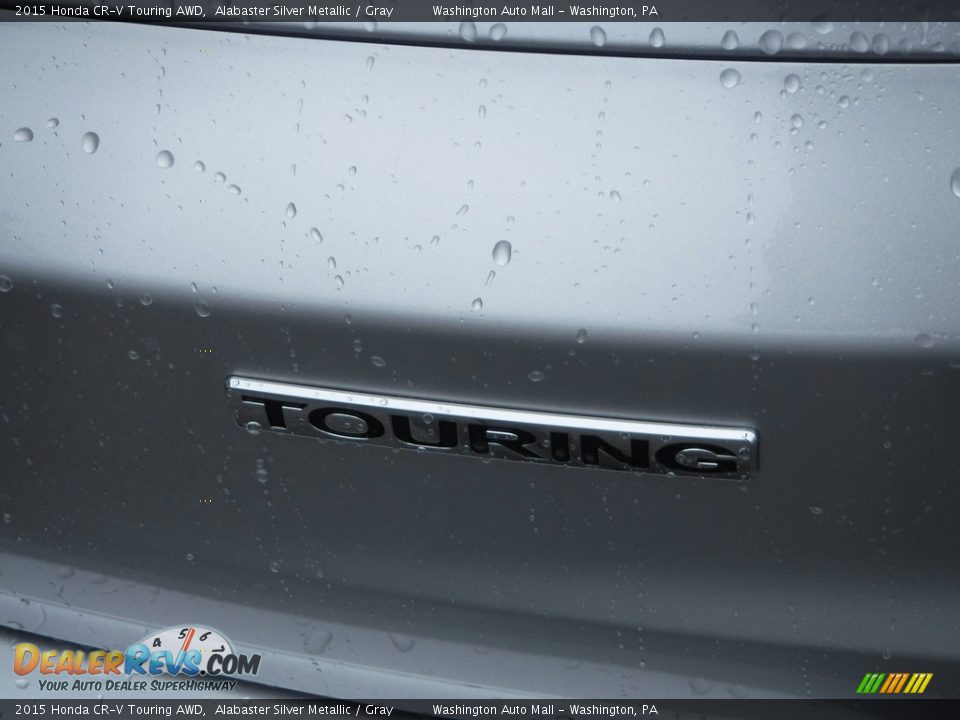 2015 Honda CR-V Touring AWD Alabaster Silver Metallic / Gray Photo #11