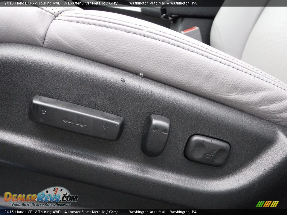 2015 Honda CR-V Touring AWD Alabaster Silver Metallic / Gray Photo #18