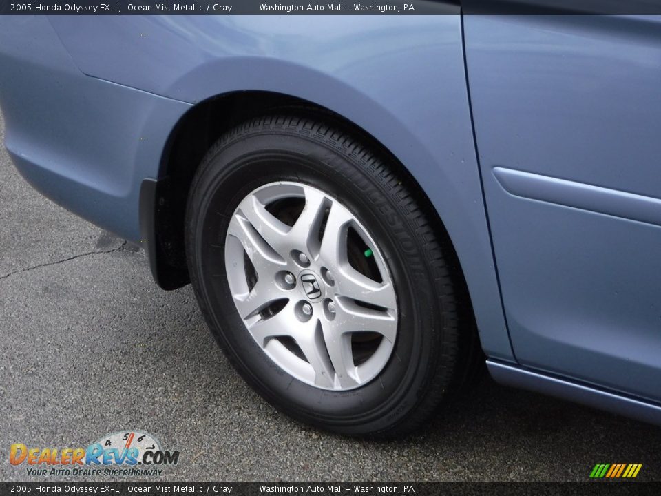 2005 Honda Odyssey EX-L Ocean Mist Metallic / Gray Photo #3