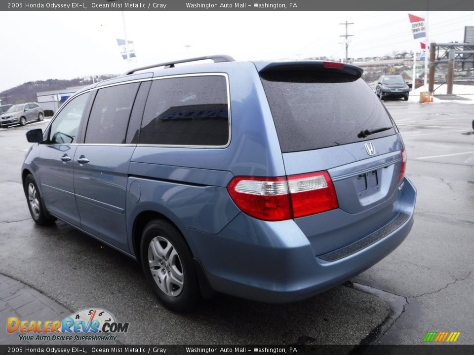 2005 Honda Odyssey EX-L Ocean Mist Metallic / Gray Photo #8