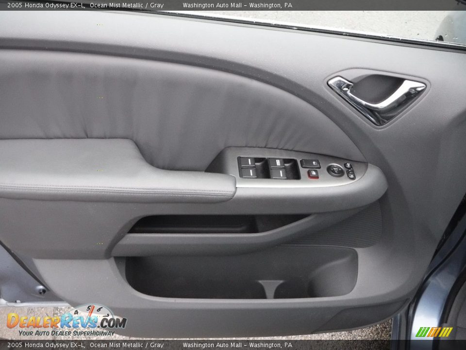 2005 Honda Odyssey EX-L Ocean Mist Metallic / Gray Photo #15