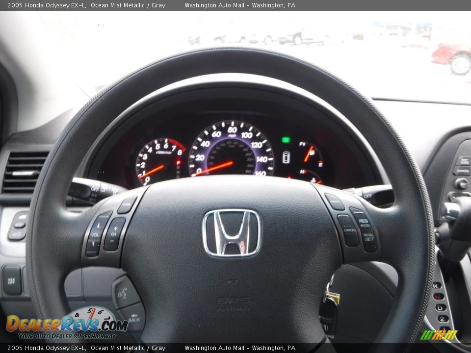 2005 Honda Odyssey EX-L Ocean Mist Metallic / Gray Photo #23