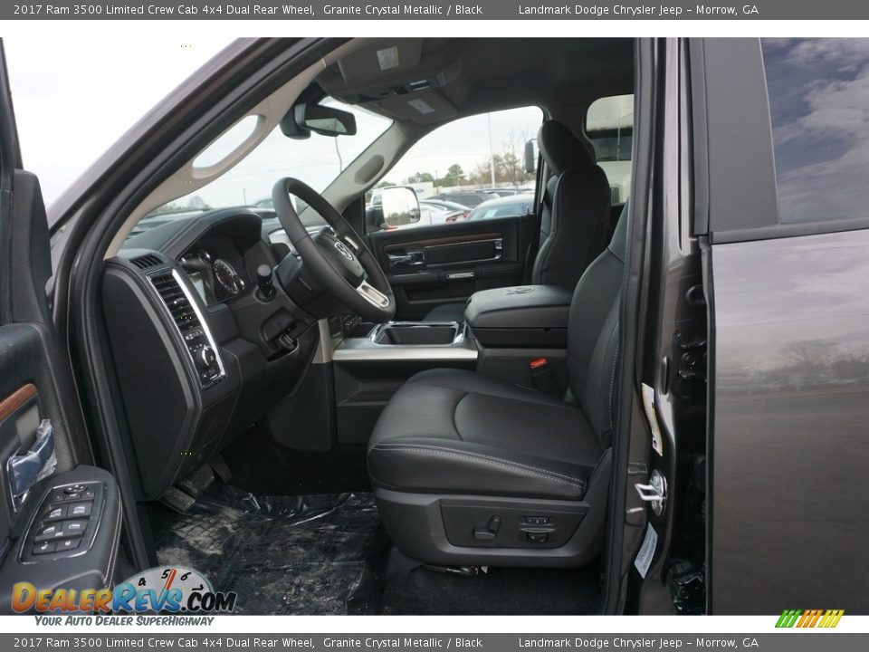 2017 Ram 3500 Limited Crew Cab 4x4 Dual Rear Wheel Granite Crystal Metallic / Black Photo #5