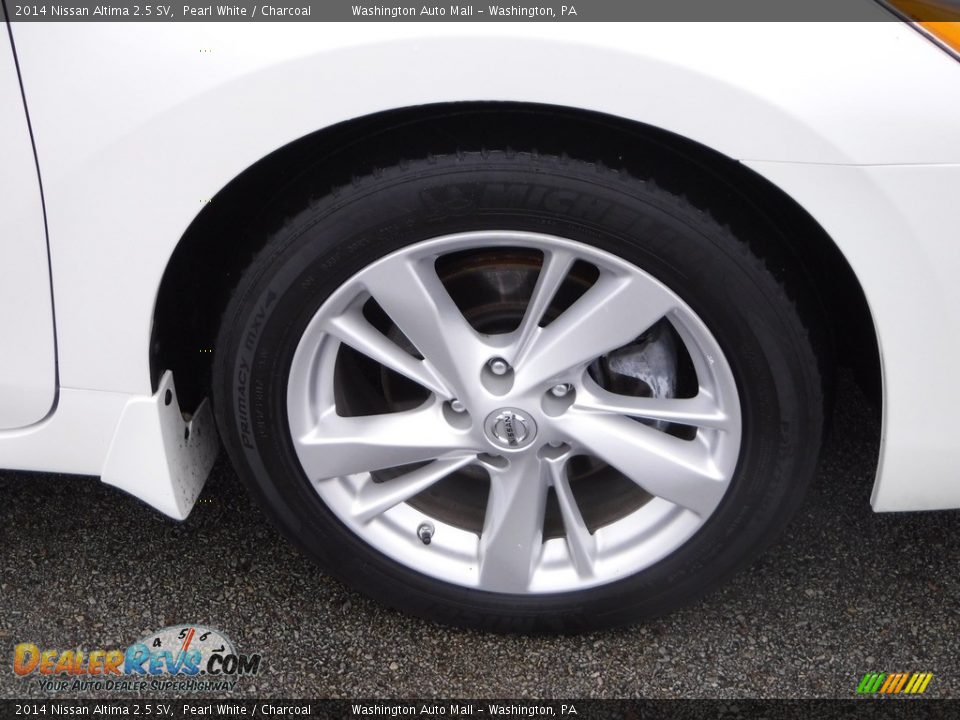 2014 Nissan Altima 2.5 SV Pearl White / Charcoal Photo #3