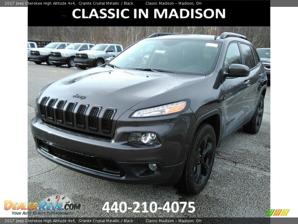 2017 Jeep Cherokee High Altitude 4x4 Granite Crystal Metallic / Black Photo #1