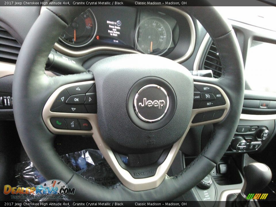 2017 Jeep Cherokee High Altitude 4x4 Granite Crystal Metallic / Black Photo #6