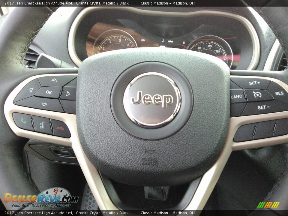 2017 Jeep Cherokee High Altitude 4x4 Granite Crystal Metallic / Black Photo #11