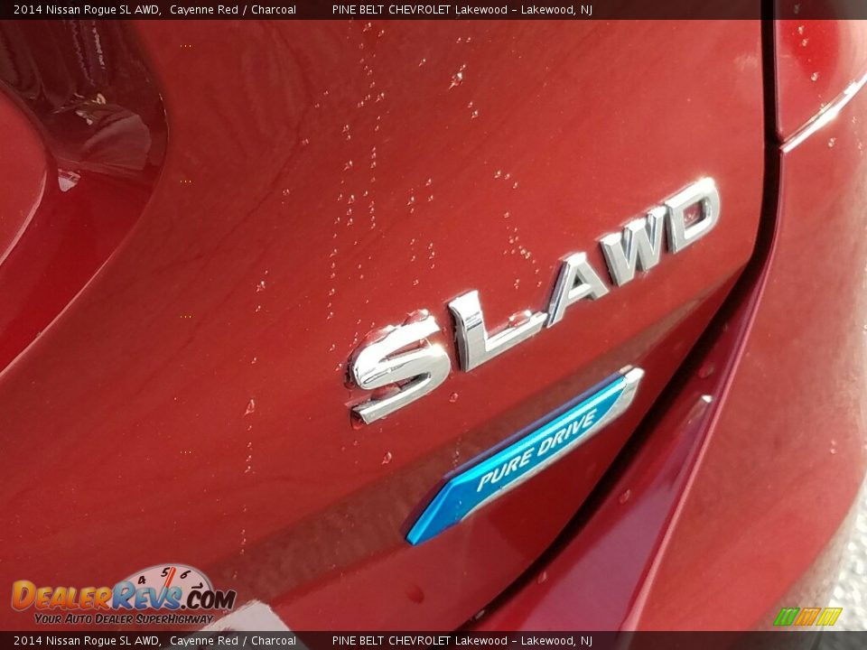 2014 Nissan Rogue SL AWD Cayenne Red / Charcoal Photo #9