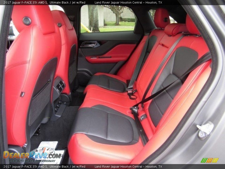 Rear Seat of 2017 Jaguar F-PACE 35t AWD S Photo #5
