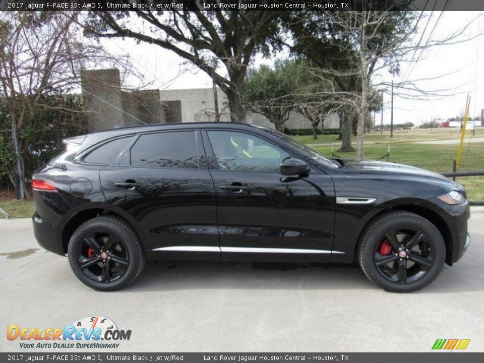 Ultimate Black 2017 Jaguar F-PACE 35t AWD S Photo #6
