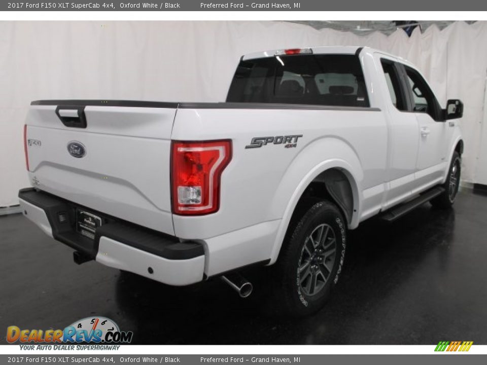 2017 Ford F150 XLT SuperCab 4x4 Oxford White / Black Photo #4