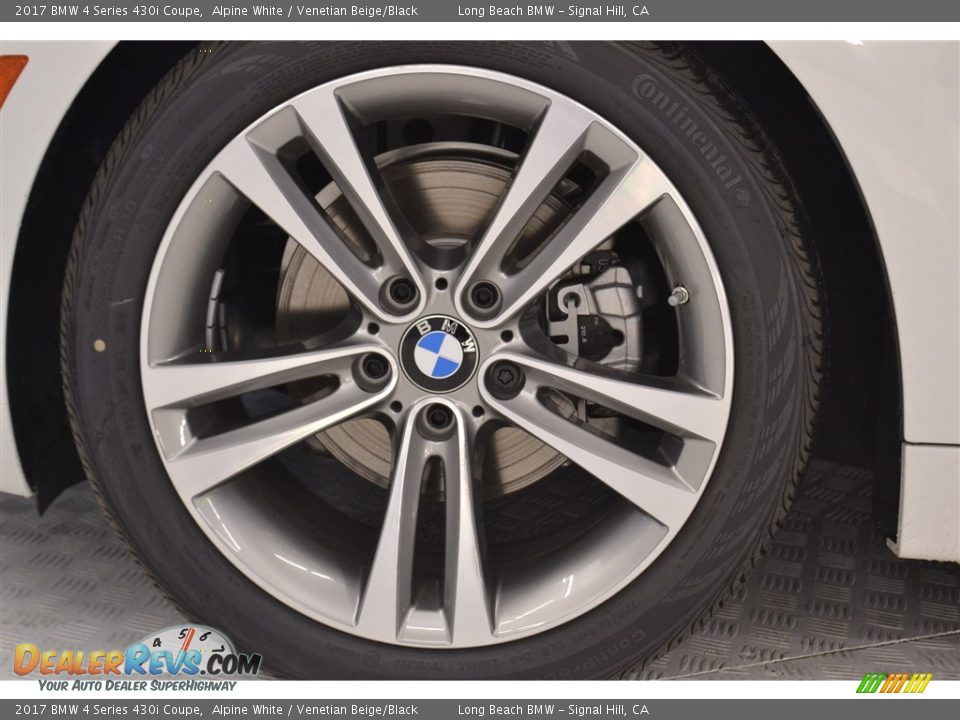 2017 BMW 4 Series 430i Coupe Alpine White / Venetian Beige/Black Photo #6