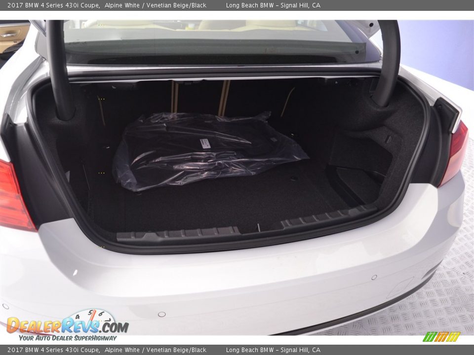 2017 BMW 4 Series 430i Coupe Alpine White / Venetian Beige/Black Photo #10