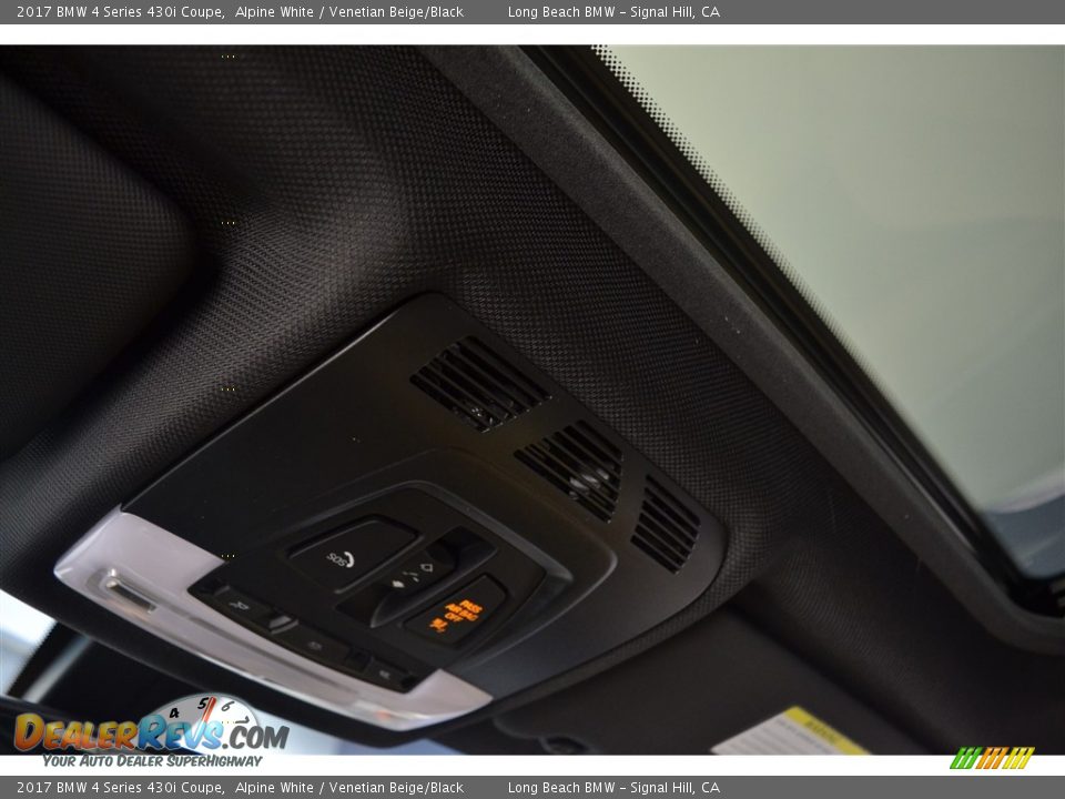 2017 BMW 4 Series 430i Coupe Alpine White / Venetian Beige/Black Photo #13