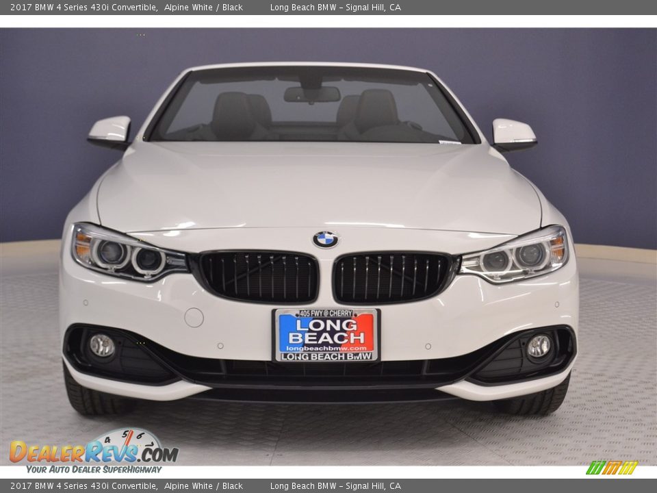 2017 BMW 4 Series 430i Convertible Alpine White / Black Photo #2
