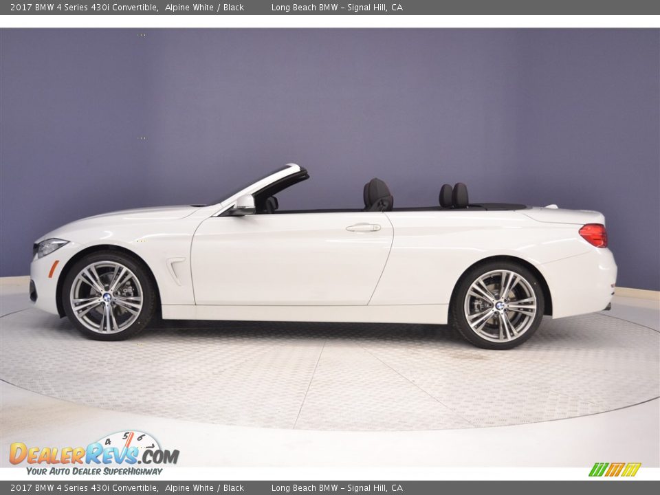 2017 BMW 4 Series 430i Convertible Alpine White / Black Photo #3