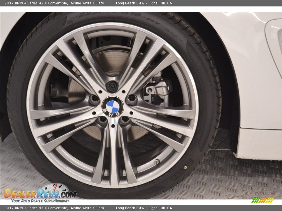 2017 BMW 4 Series 430i Convertible Alpine White / Black Photo #6