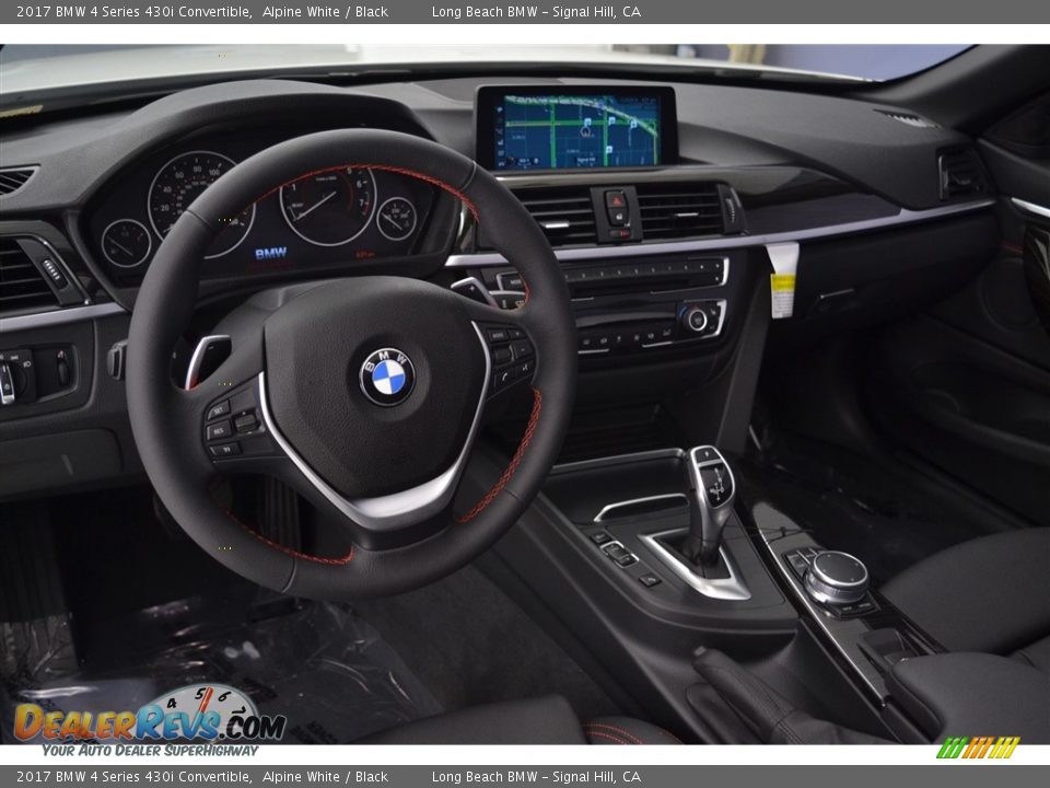 2017 BMW 4 Series 430i Convertible Alpine White / Black Photo #7
