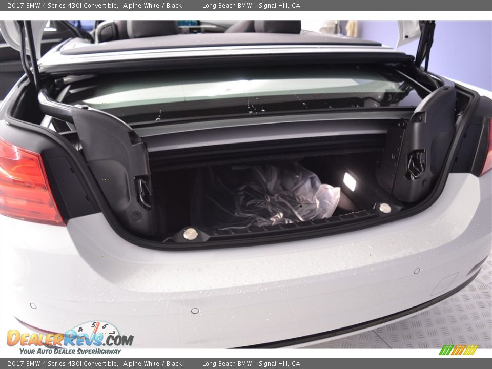 2017 BMW 4 Series 430i Convertible Alpine White / Black Photo #10